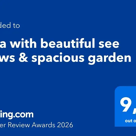 Family Friendly Sea View With Pool And Garden Sleeps 8 Adults And 2 Children 费拉古多